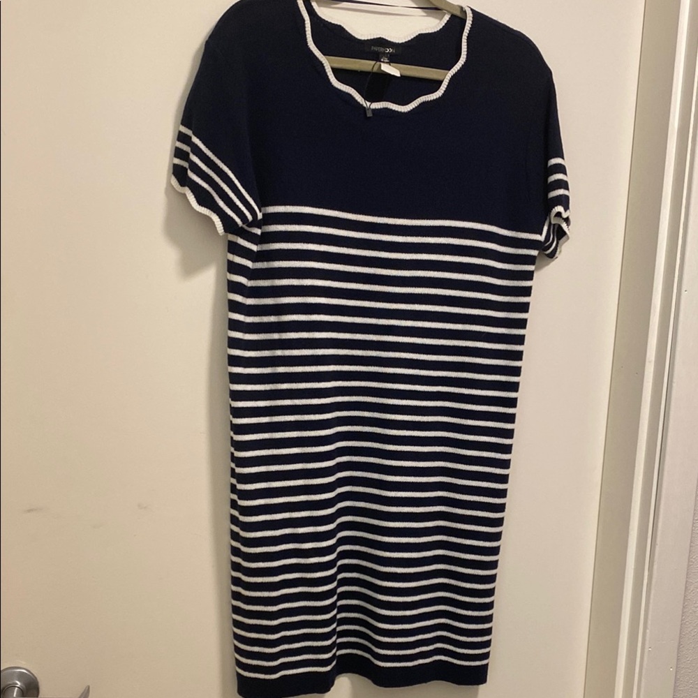 Papermoon Navy and White Striped Dress - NWT